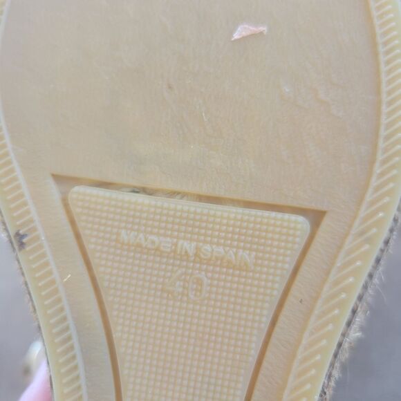 Viscata Barcelona espadrilles tan platform heel slip on shoes womens size EU 40 - Picture 8 of 8